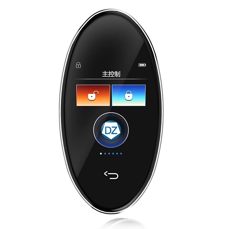 drop shipping remote led LCD control mobile app control pre heat pre warm up remote control open trunk Smart Lcd car key