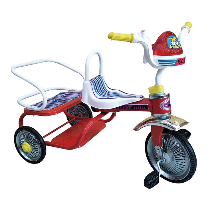 Factory Wholesale Popular children mental tricycle rubber wheels kids tricycle Triciclo for kid