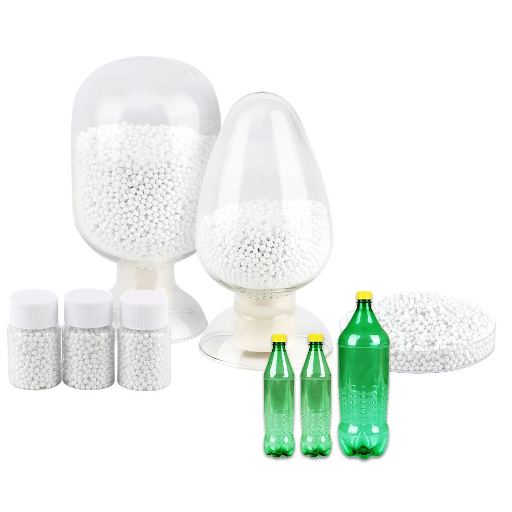 Hanjiang HJ-806 Certified Food Grade PET Resin Virgin Grade for Carbonated Beverage Bottles Model PET Chips