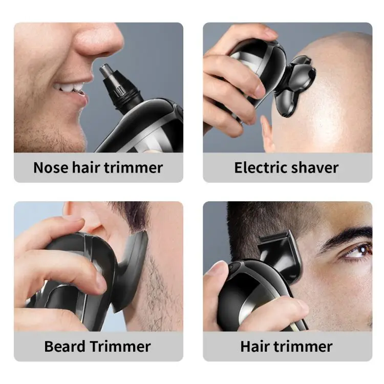 Portable Usb Rechargeable Face Beards Shaving Machine Razor Men 4d Trimmer Electric Shavers