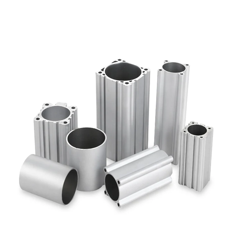 Factory Customized Extruded Aluminum Profile for Air Cylinder Anodizing Air Cylinder Pneumatic Cylinder Aluminum Round Tube