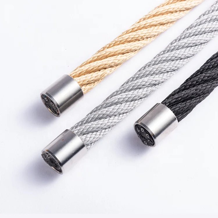 6x8+FC PP twisted compound rope for playground climbing tower