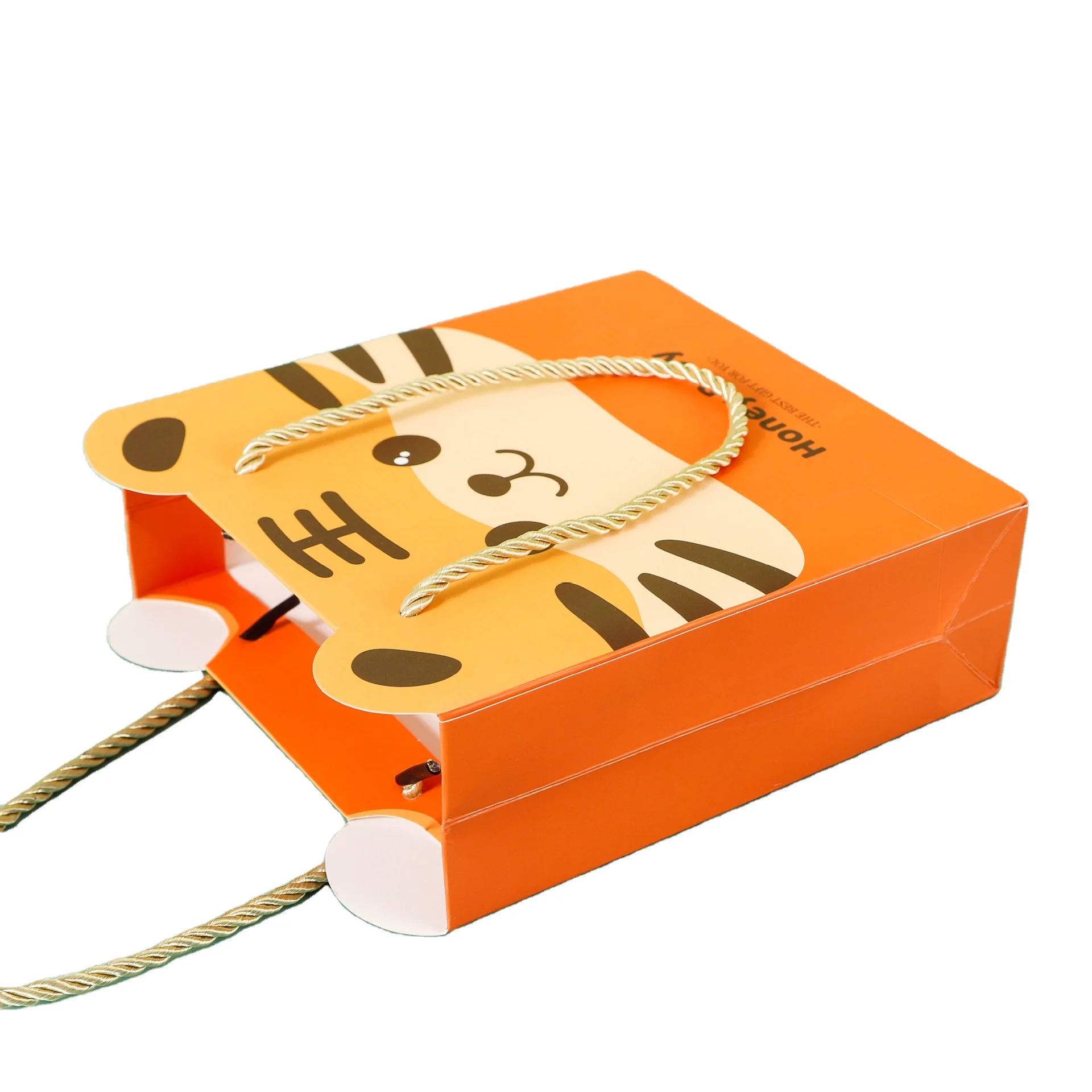 Wholesale Environmental white shopping bag design your own paper bag kraft paper gift bag