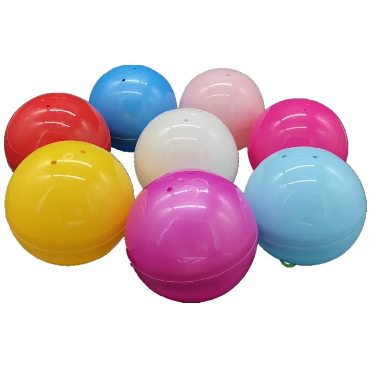 novelty 48 * 52 mm plastic transparent empty capsules vending toy egg