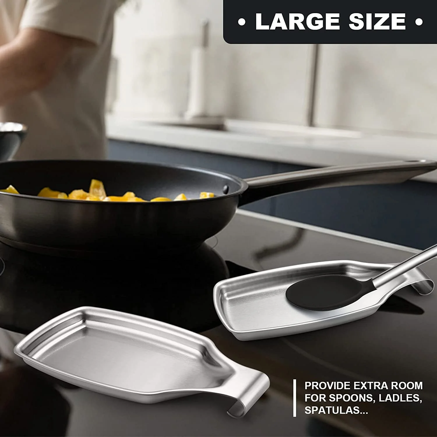 Ложка из нержавеющей стали лопатка ковш посуда подставка для плиты столешница