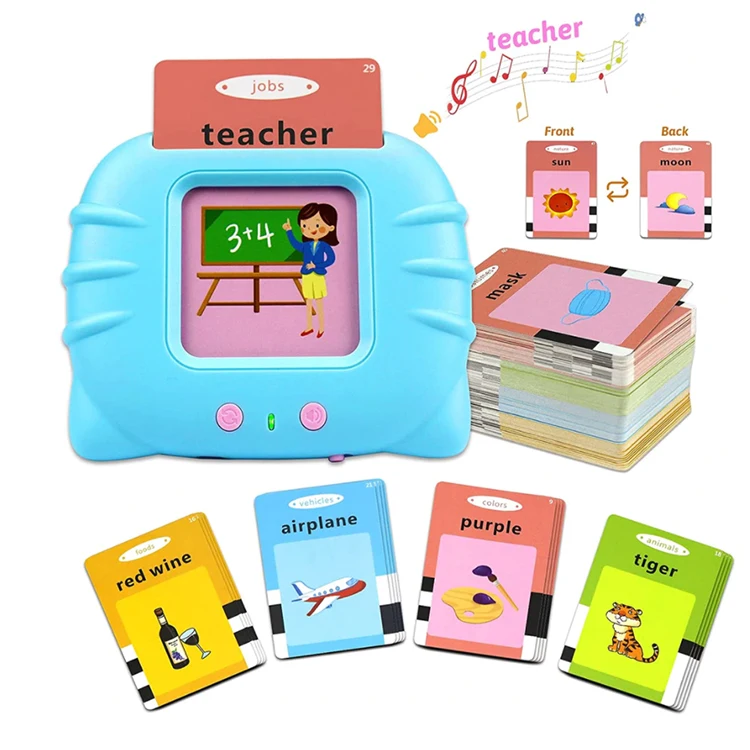 English Learning Story Telling Teller Learning Machine Talking Flash Cards Learning Toys For Toddlers 1-