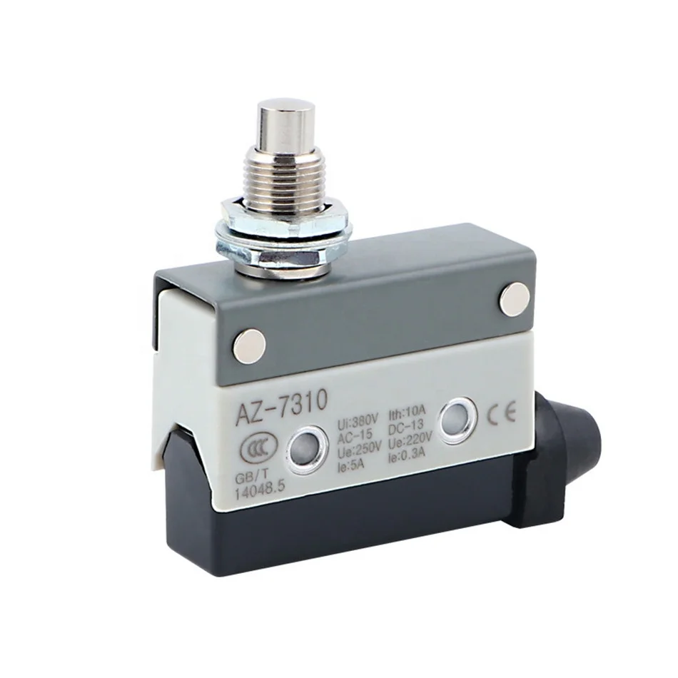 AZ-7310 Limit Micro Switch With Momentary Metal Button 1NO1NC