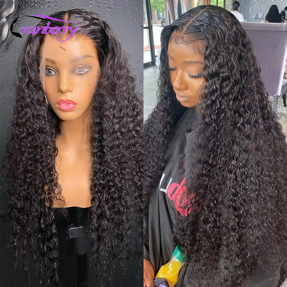 long Water Wave Human Hair Lace Front Wigs Remy HD Lace Wigs for Black Women Wholesale Transparent Swiss Peruvian Hair Wig