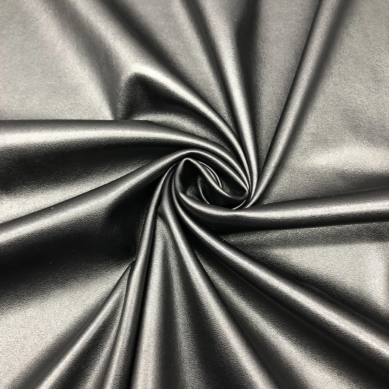 2023 hot sale Best Selling High Quality pu coating leather laminated with polyester interlock good stretch 245gsm 142cm  fabrics