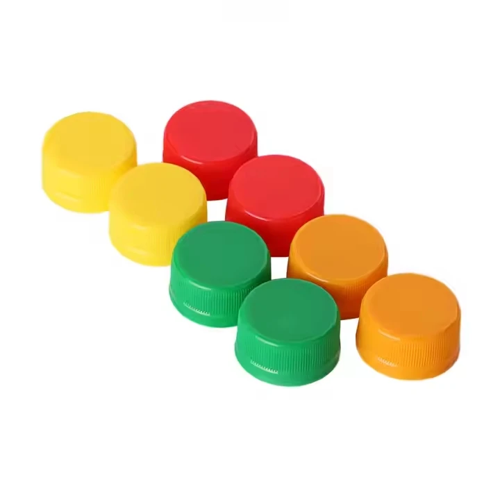 Custom Colorful 28mm Neck Size Plastic Beverage Water Cap for Bottle Screw