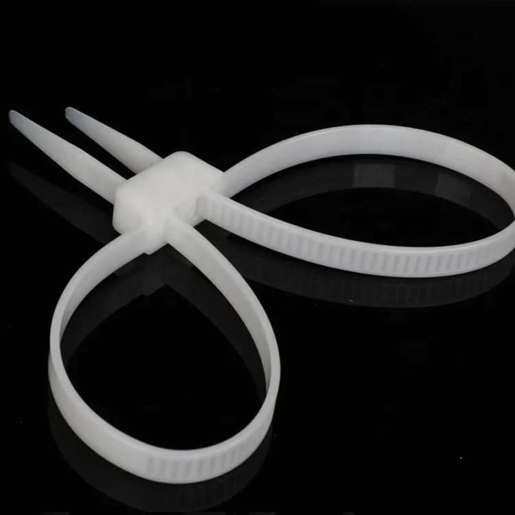 Лучшая продажа стойкое использование нейлона 66 кабельные стяжки полиции пластиковым наручником