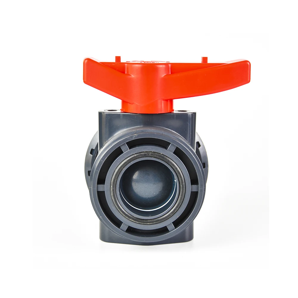 High quality UPVC water supply pipe fittings double union check valve