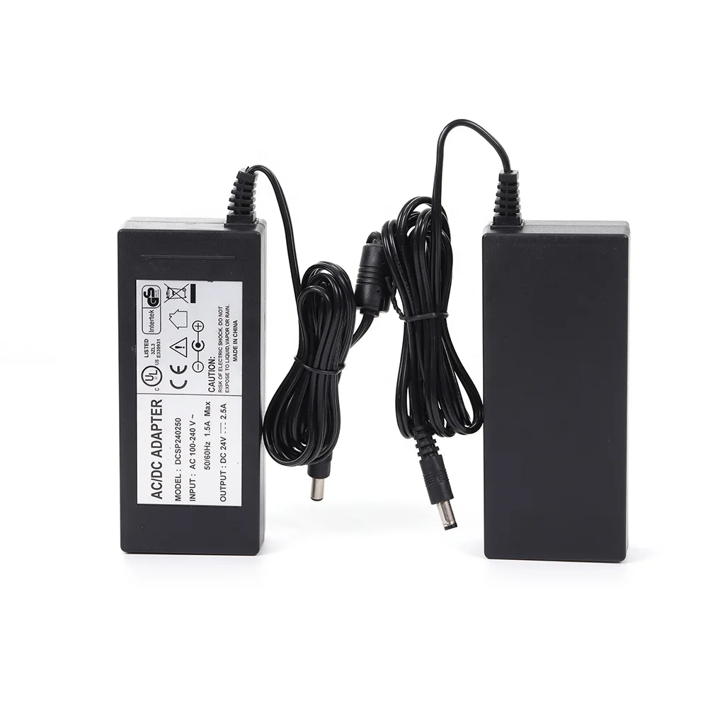 Free sample ac dc adaptor 12v 5a power adapter 12 volt 5 amp power supply for LCD LED CCTV