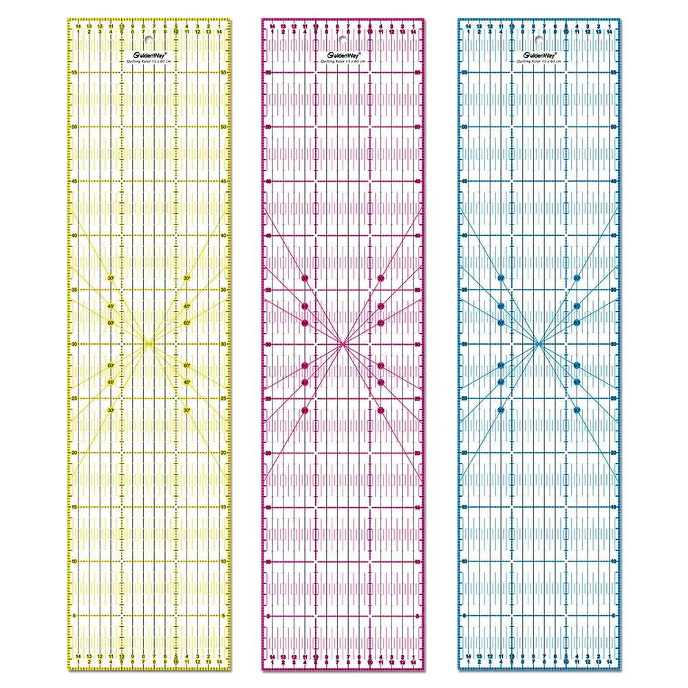transparent quilting ruler