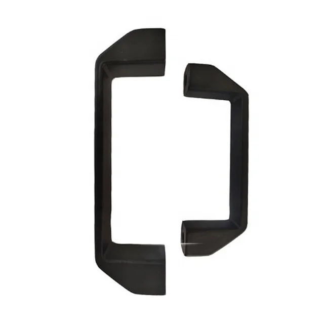 Modern Sample Furniture Door  Pull  Black Aluminum  Strong Handle  For Aluminum Profile 180mm