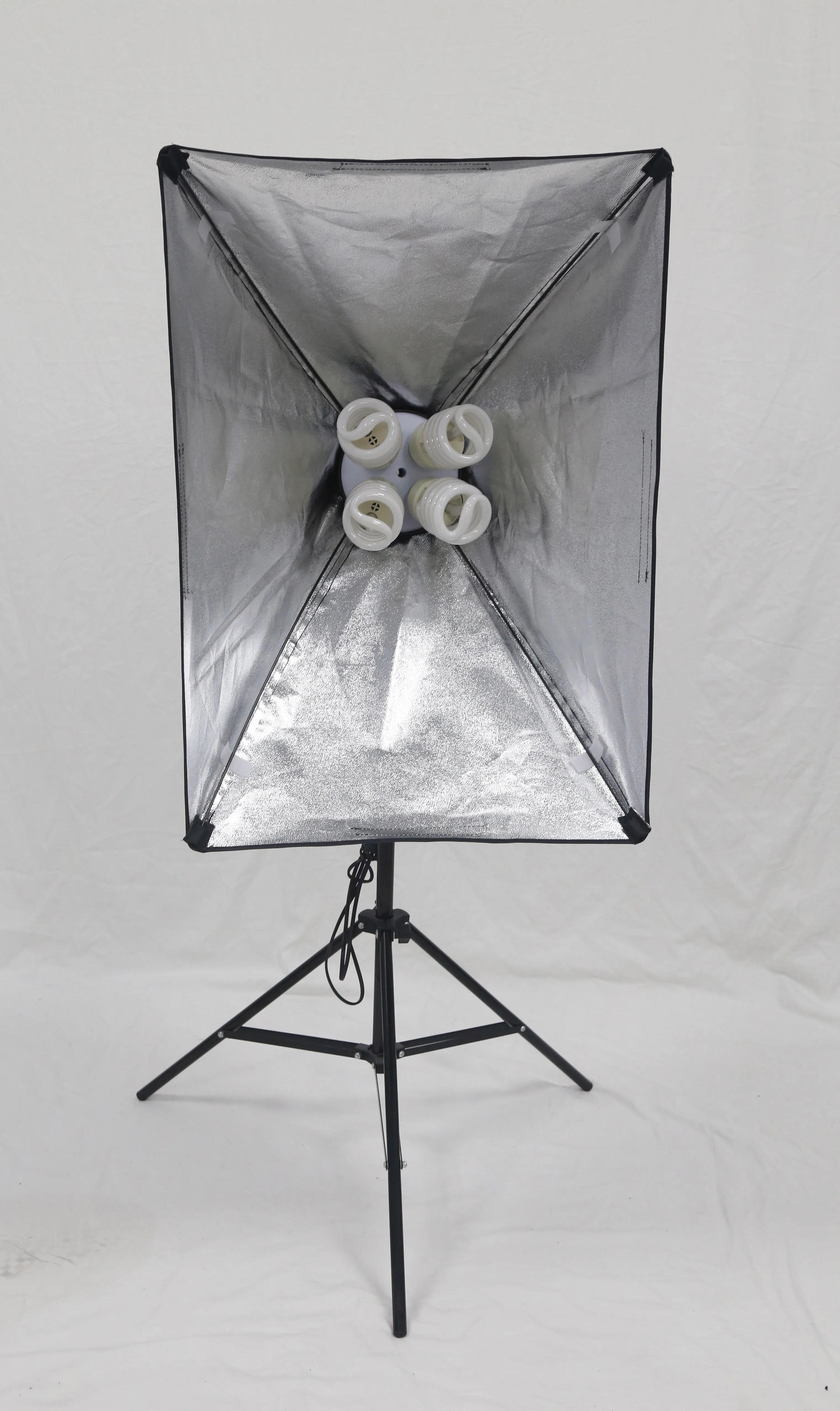E-reise Photo Studio Softbox 50*70cm Diffuser 4 in 1 Socket E27 Lamp Holder 2M Light Stand Tripod Photo Studio Kit