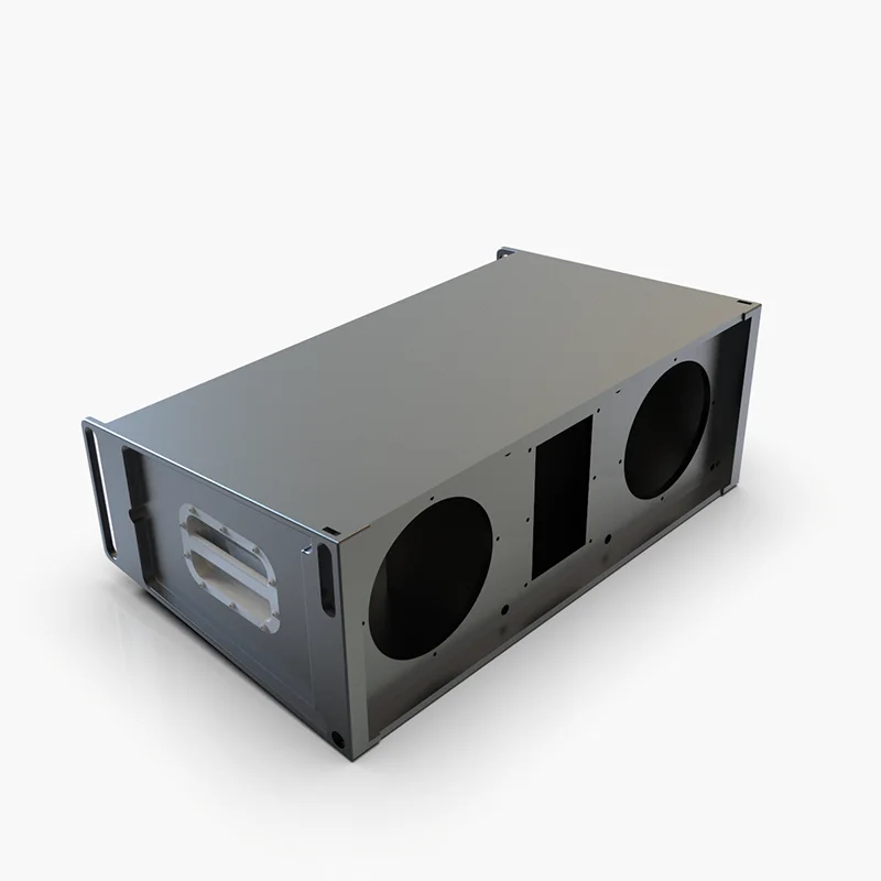 Customized sheet metal box electronic instrument chassis aluminum enclosure