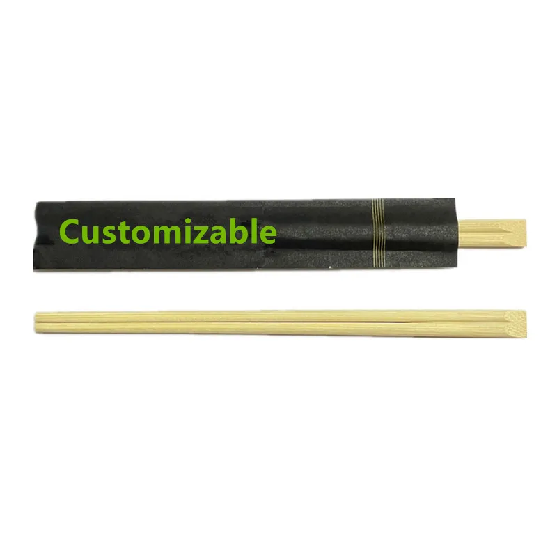 Practical Custom Japanese Chopsticks Sushi With Plastic Chopstick Sleeves For Restaurant