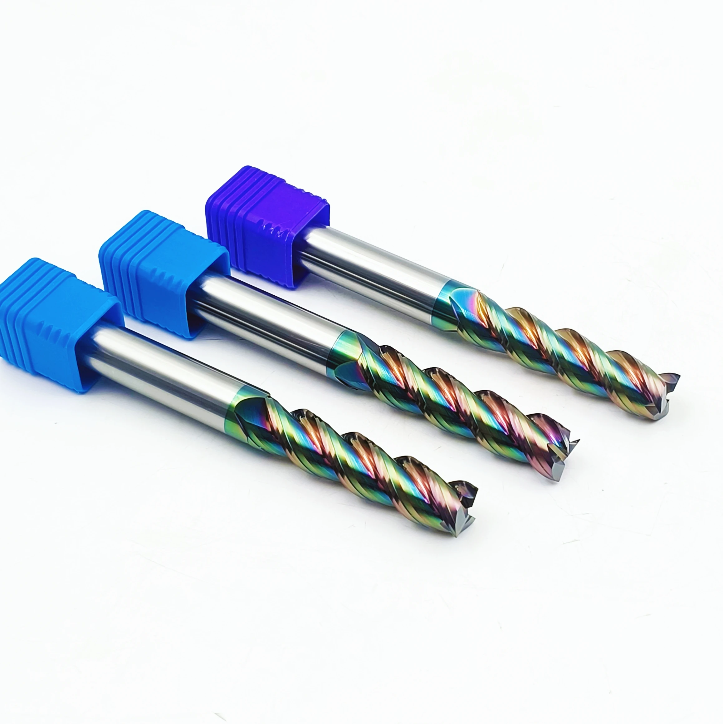 KTL HRC60 CNC из углеродистой стали cnc долота резак инструмент Концевая мельница карбидные концевые фрезы покрытие металлообрабатывающие Резак