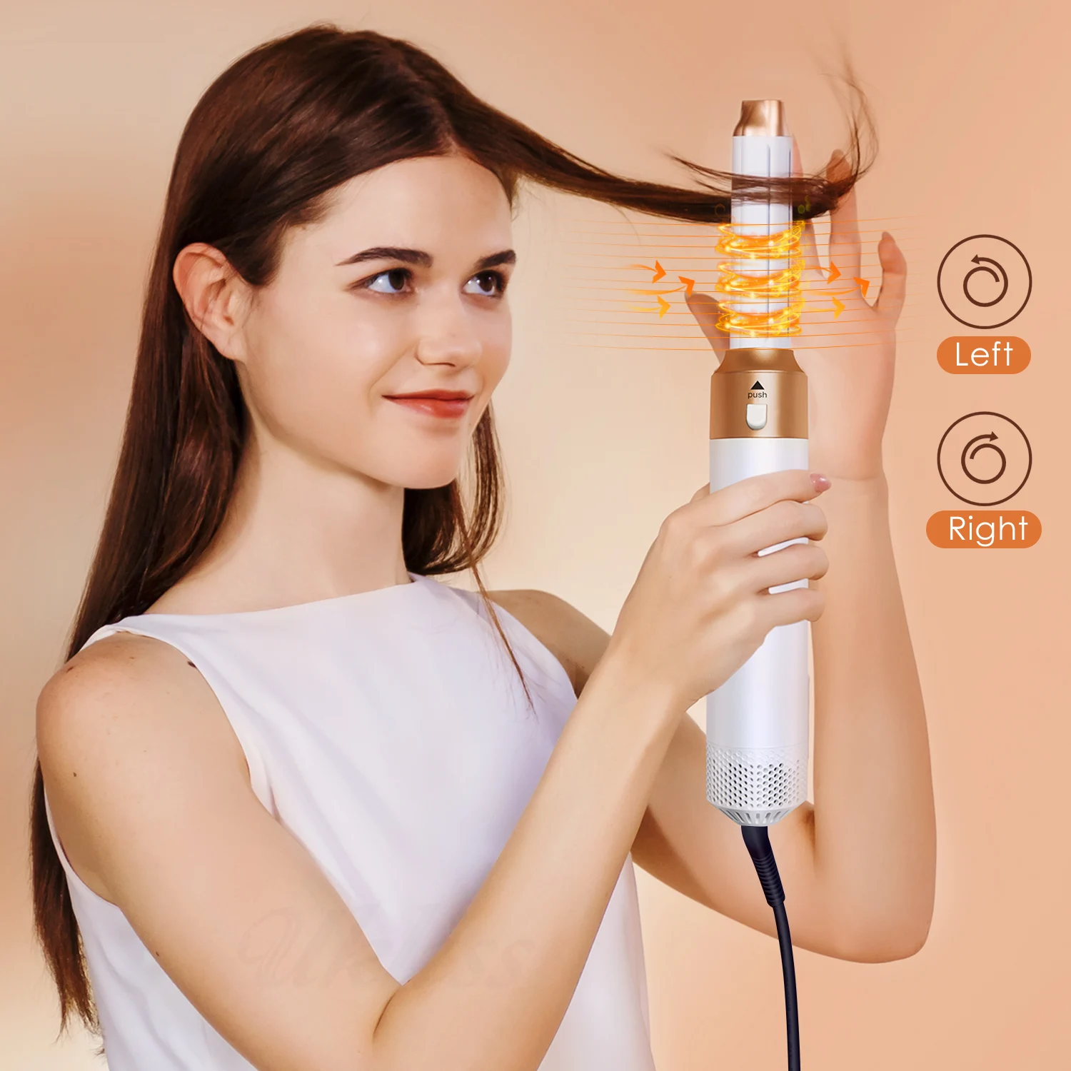 New 5 In 1 Hair Styler Electric Hair Dryer Brush Professional Complete Styler One Step 5 In 1 Hot Air Brush Wrap Styler