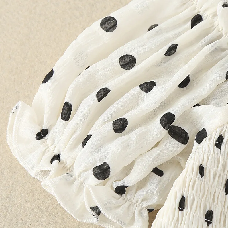 Summer 2022 Little Girl One-line One Shoulder Floral Print Dress Baby Flower Straps  Ruffle Top Tight Baby Girl Dress