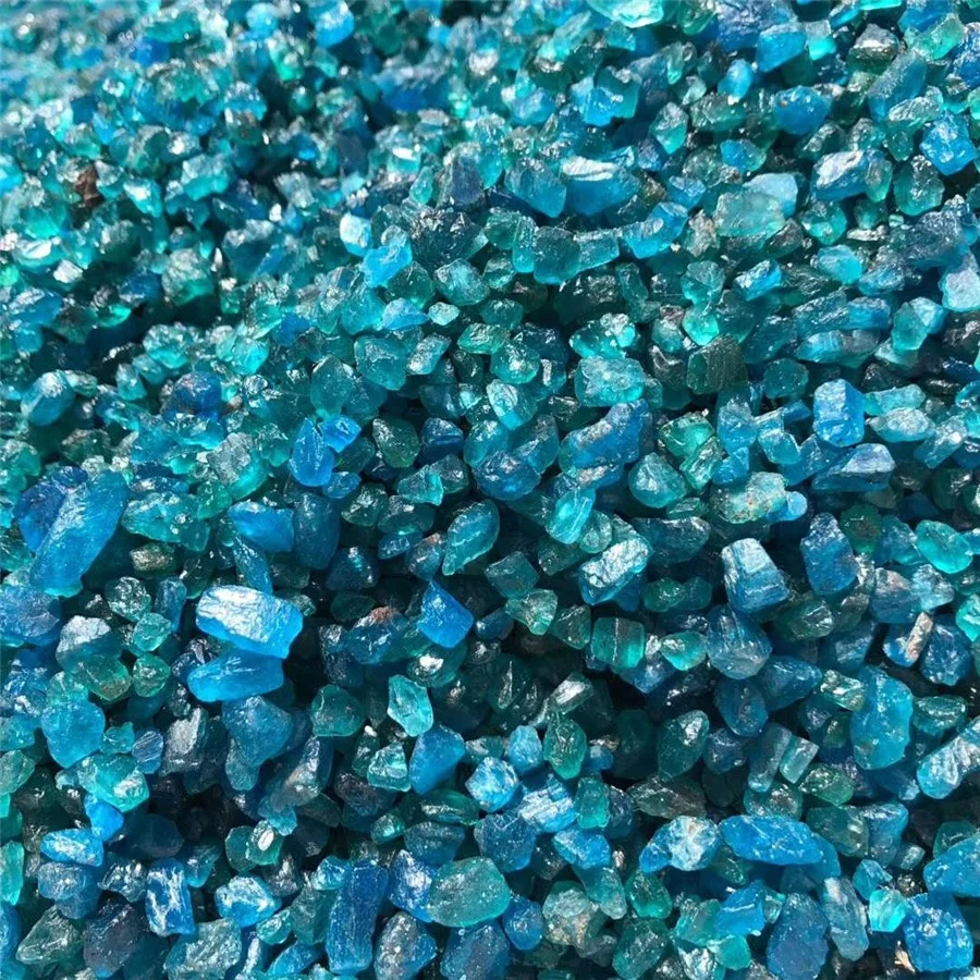 Wholesale Apatite Tumble Stone Natural Blue Apatite Tumbled Crystal Gravel For Crystal Healing Stones