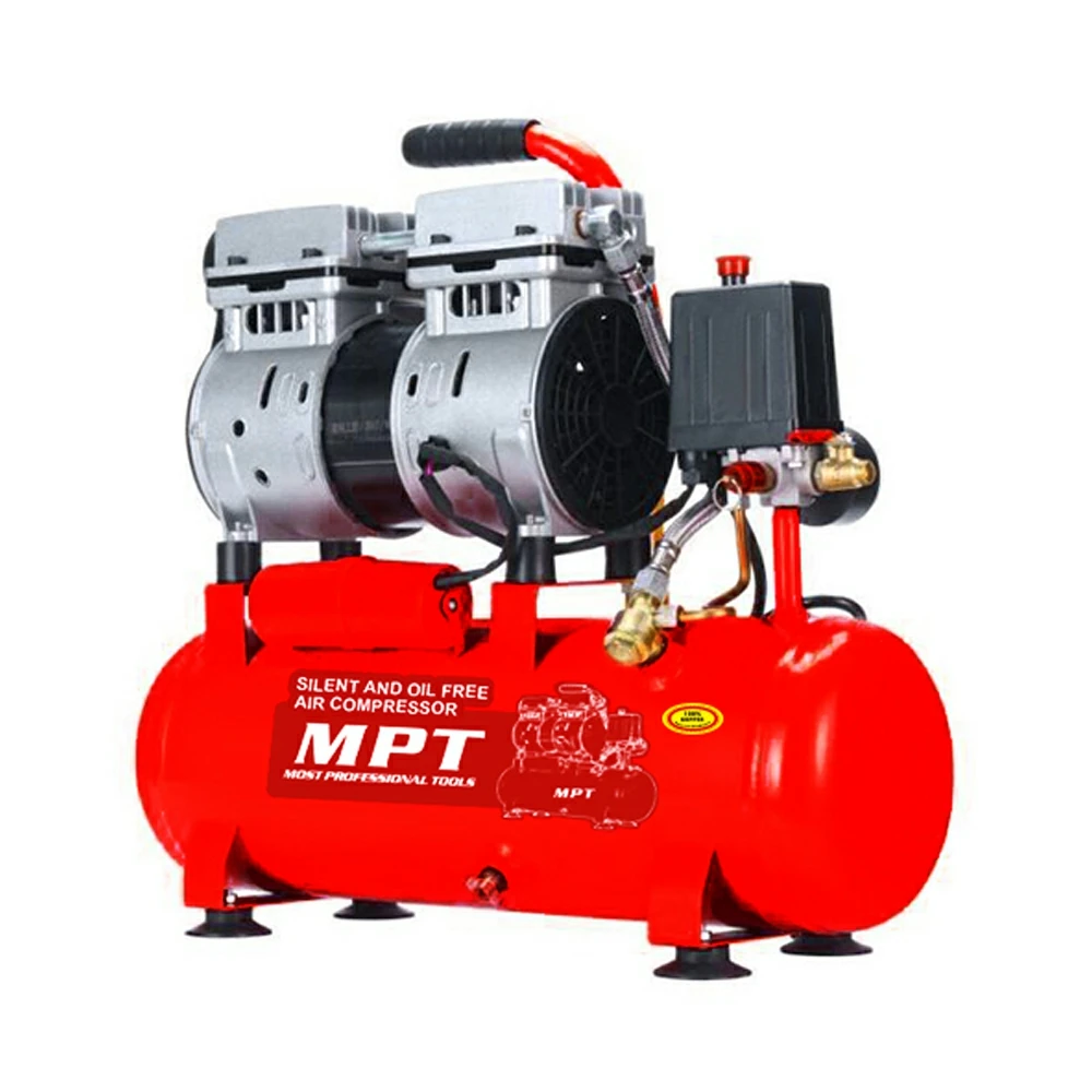 Бесшумный и безмасляный воздушный компрессор MPT MAC60103S мини NACHINE
