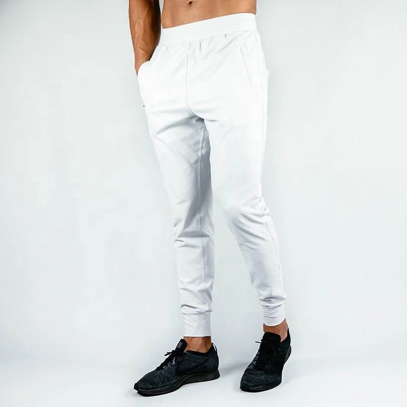 Wholesale Custom plain fleece sportswear Oem logo gym pants for men
