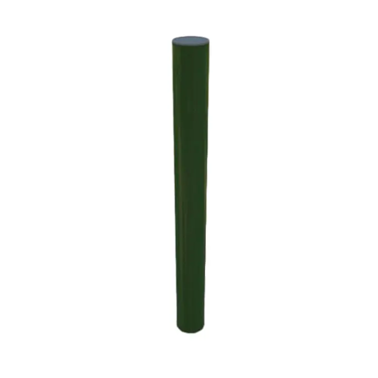 roadside crash barriers stationary 1.2m high galvanised steel metal safety bollard