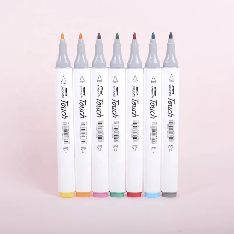 Детский DIY двойной наконечник 2 в 1, подключенный нетоксичный заводской маркер, маркер для пастельных красок