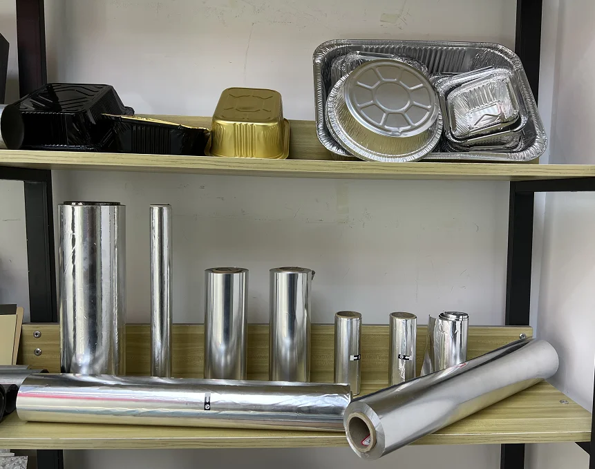 Kitchen aluminum foil roll for food packing 10 11 12 13 16 18 20 micron thickness aluminum foil price