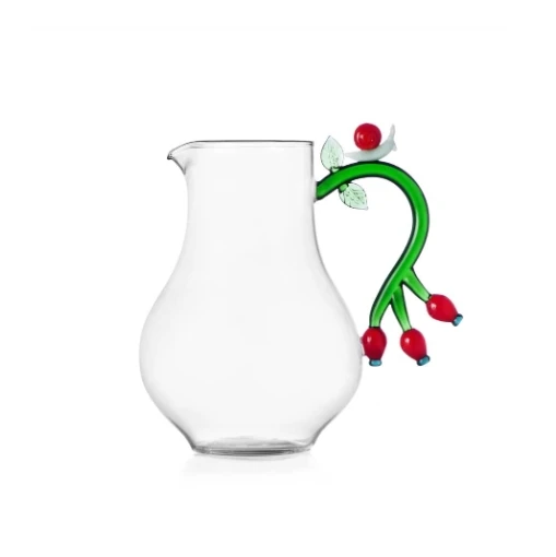 Wholesale Custom Heat Resistant High Borosilicate Glass Water Pitcher Jug With Handle