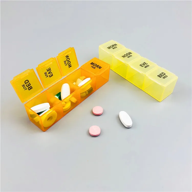 Monthly XL Large Weekly  Medication Big Compartments storage rge Organizer 28 Days Dispenser  Pill Case