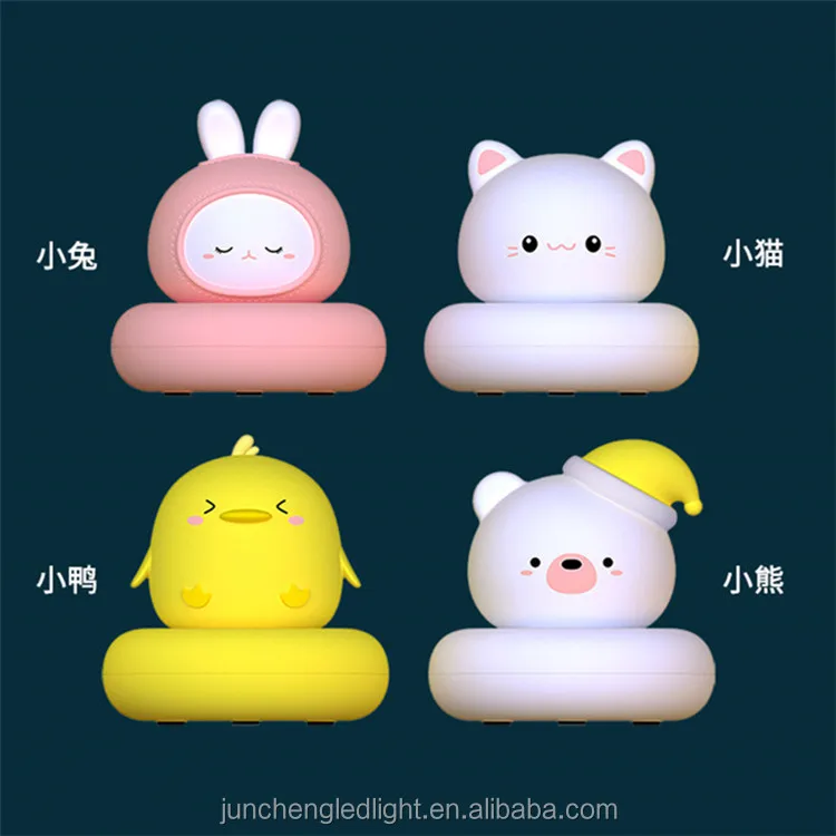Decoracion de Navidad Cute Cartoon Patting Induction Led Lamp