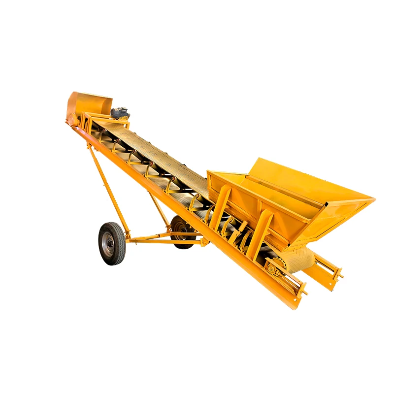 Customize Motorized Flat Straight Pvc Belt Conveyor Folding Industrial Inclined Belt Conveyor