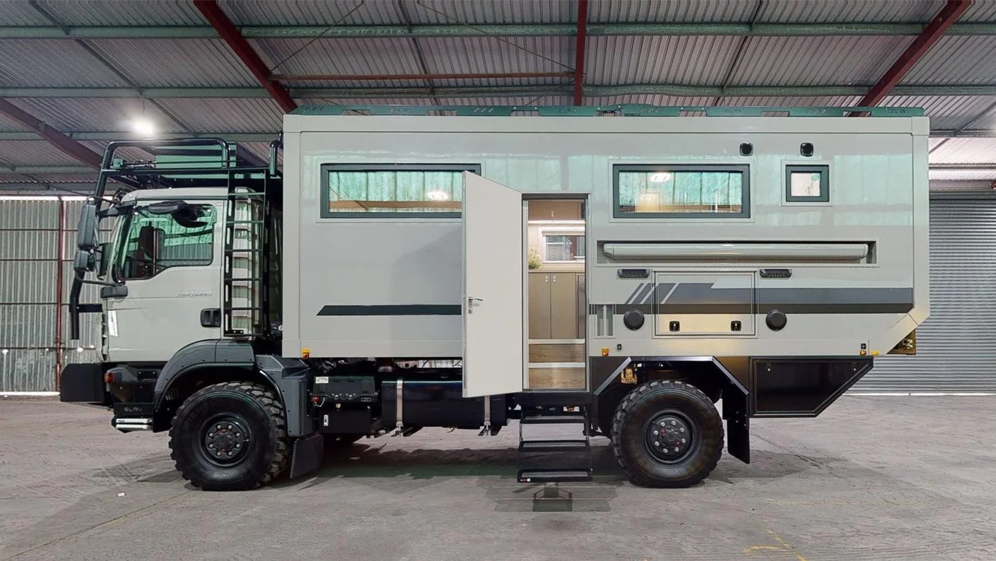 Manley 4x4 Off Road Expedition Flatbed Truck Camper Truck Sale