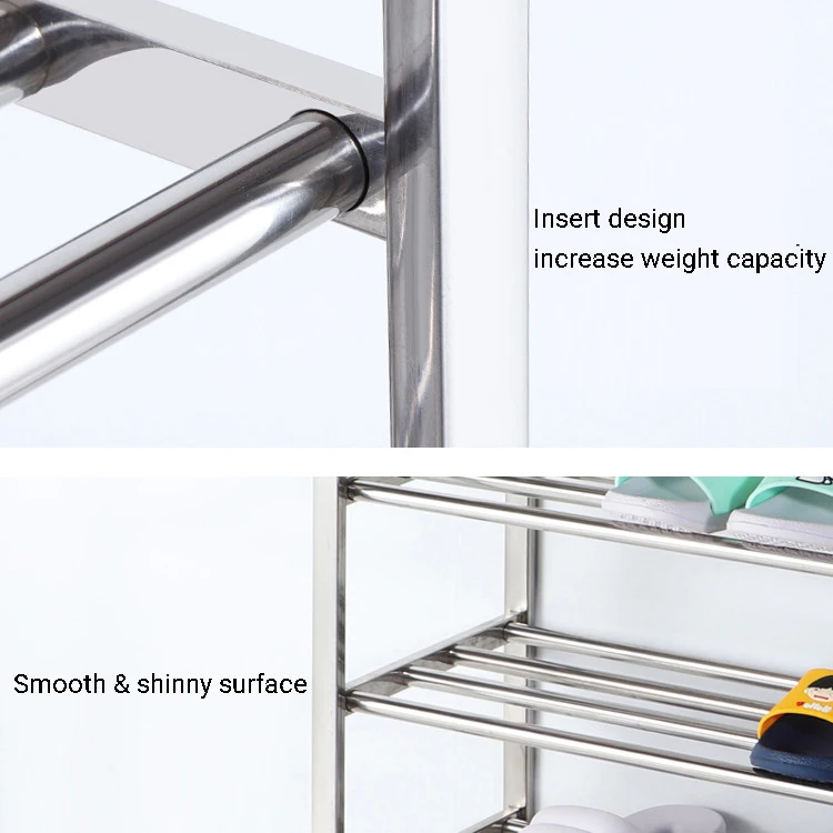 
4-Tier Storage Shelf Organizer Shoe Rack 