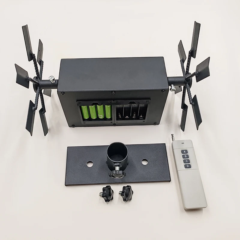 Stage special effect double wheels rotating wireless remote control fountains fireworks firing system