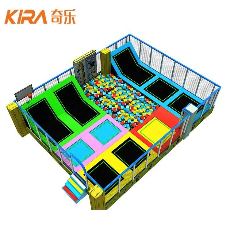 Cheap Price Kids Indoor Playground Free Jump Trampoline Park Equipment