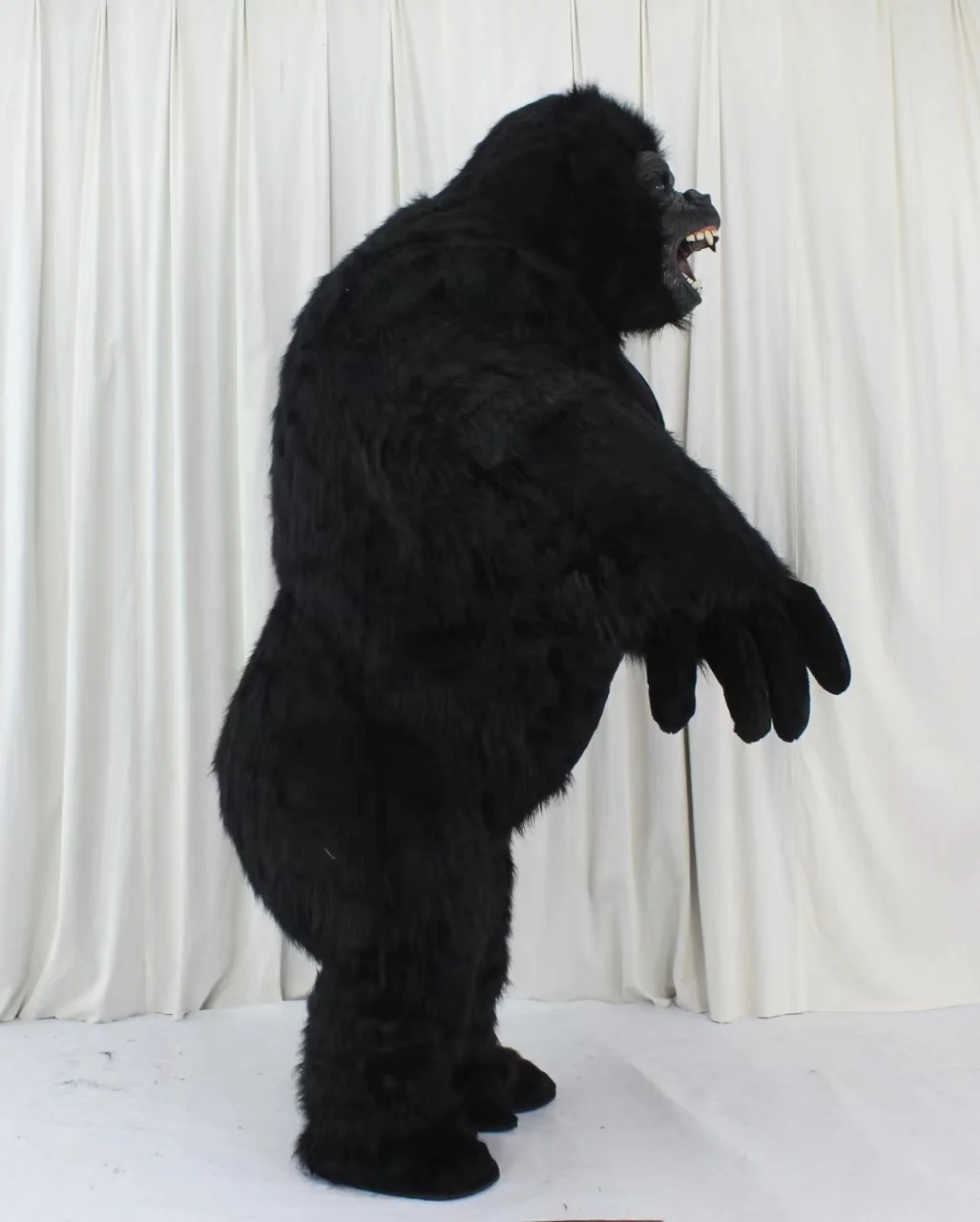 Plush mascot cosplay Inflatable gorilla 2.6m walking mascot costumes cosplay mascotte theme fancy dress carnival giant gorilla