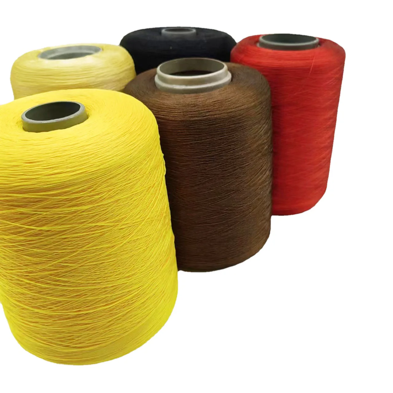 120D Polyester Huge Spool Embroidery thread 300D 100% Polyester Sewing thread bright twist fringe  for curtain tassel thread