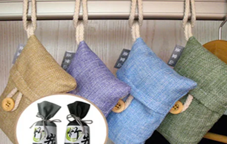 New house and Car use Custom Logo Bamboo Charcoal Air Purifying Bag Hot Sale Products