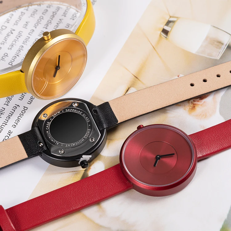 BOMAXE Hip Hop Female Aluminium Oem Women New Arrivals 2023 Leather Other Luxury Couple Brand Wholesale Watch Woman Wrist