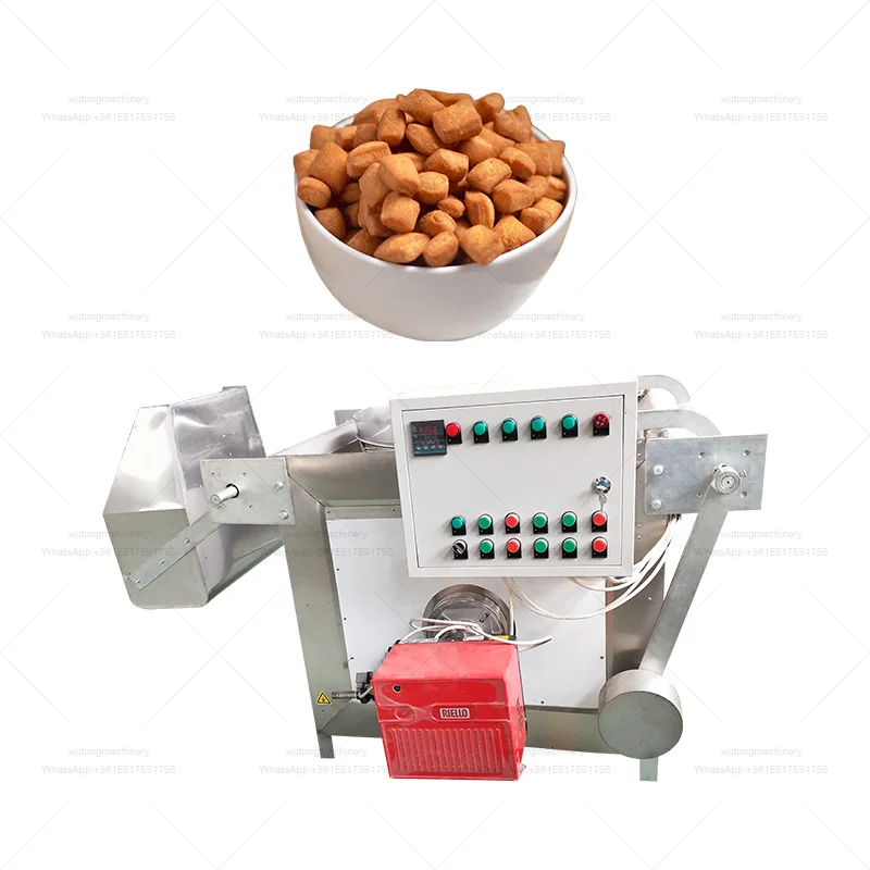 Half Fried Potato Production Line Fried Food Equipment Lpg Gas Corn Dog Turkey Spiral Potato Chips Fryer Machine With Water Oil
