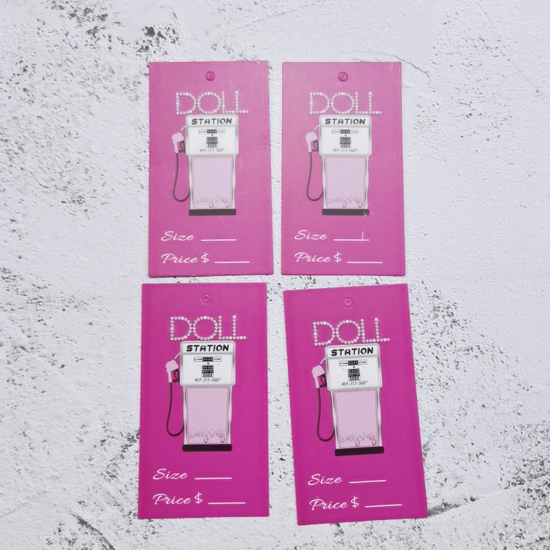 
Luxury clothing labels and hangtags swing tag label with your logo 