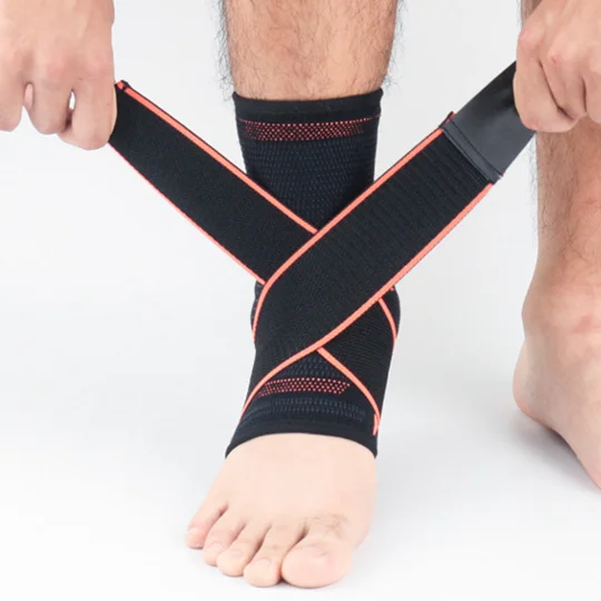 Спортивные безопасные регулируемые нейлоновые одиночные спортивные рукава поддержка