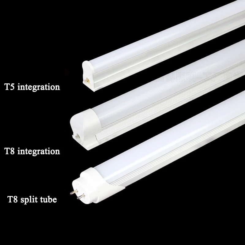 Hot Selling Led Tube Lights T8 Cover 5W 10W 14W 18W Luminous White Body Lamp Power Item School Office SMD Color Pure