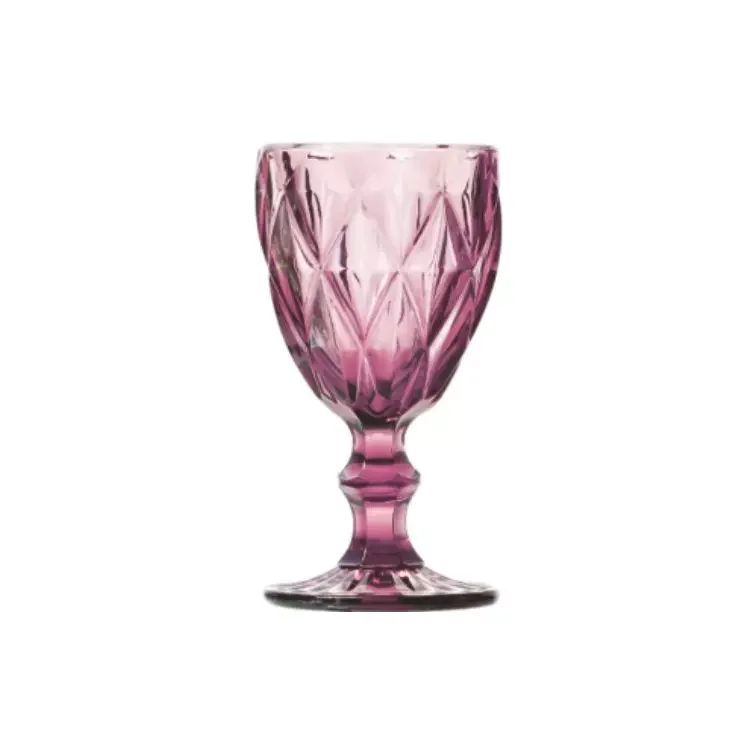 Custom Colored Wedding Drinking Wineglass Set With Ancient Wine Glass Champagne Glass Tumbler Glass