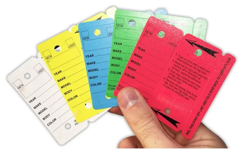 Customized High Quality Plastic Car Key Tag logo Printing for Promotion Business Gift Key Chain