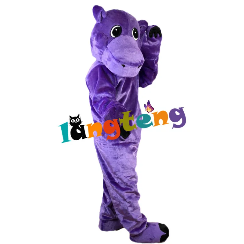 684 Animal Costume Funny Purple Hippo Fancy Dress For Holiday